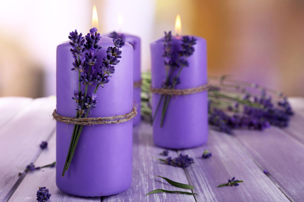 velas purpuras